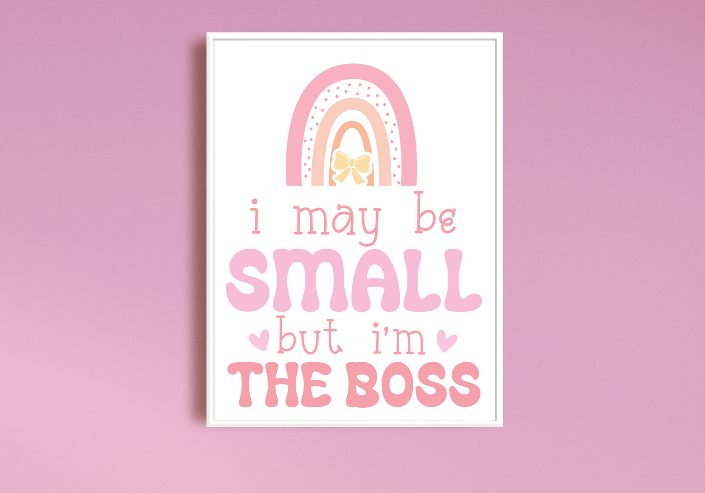 I May Be Small... Art Print