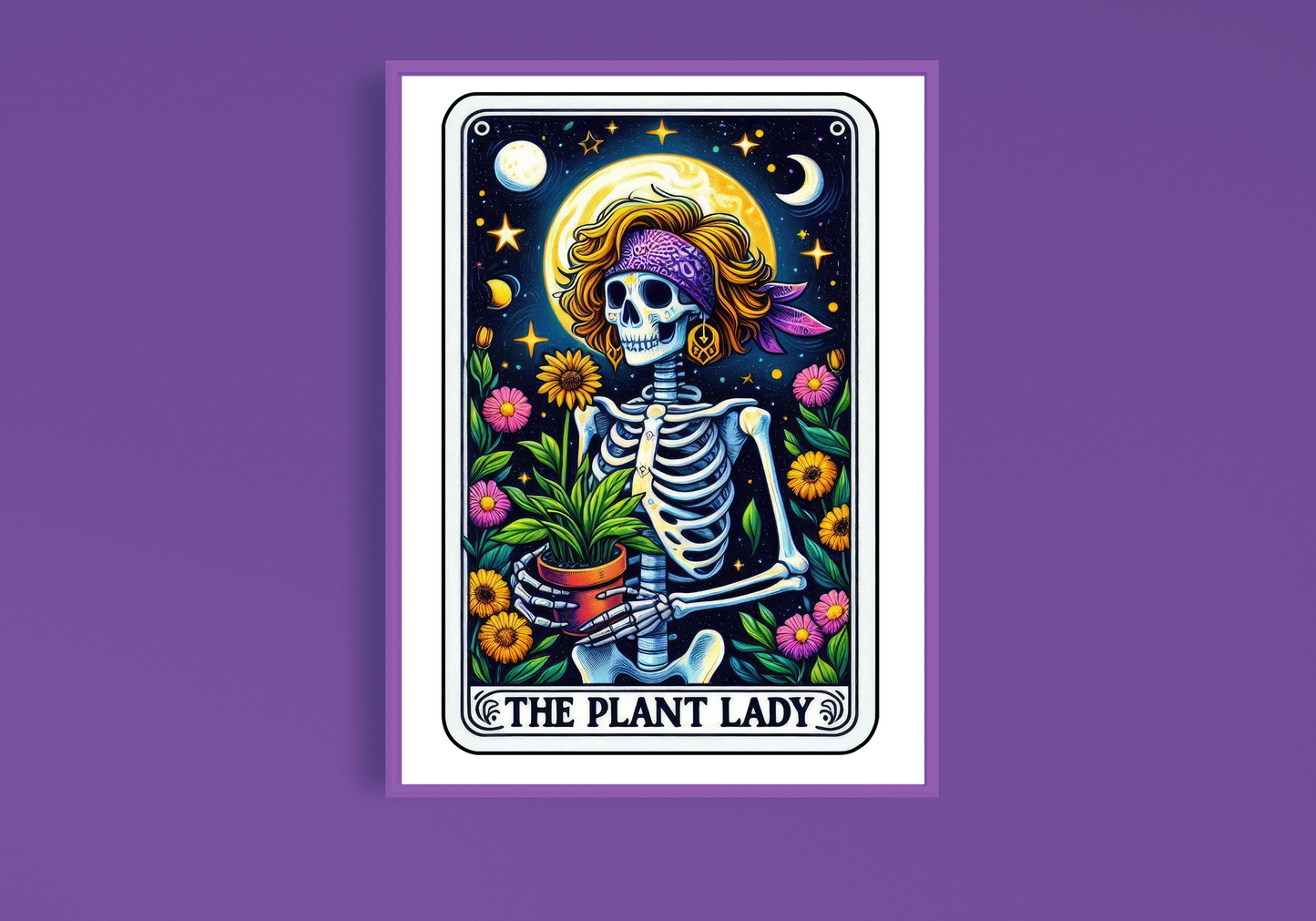 The Plant Lady Tarot Card Art Print