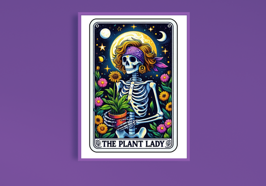 The Plant Lady Tarot Card Art Print