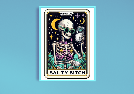 The Salty Bitch Art Print