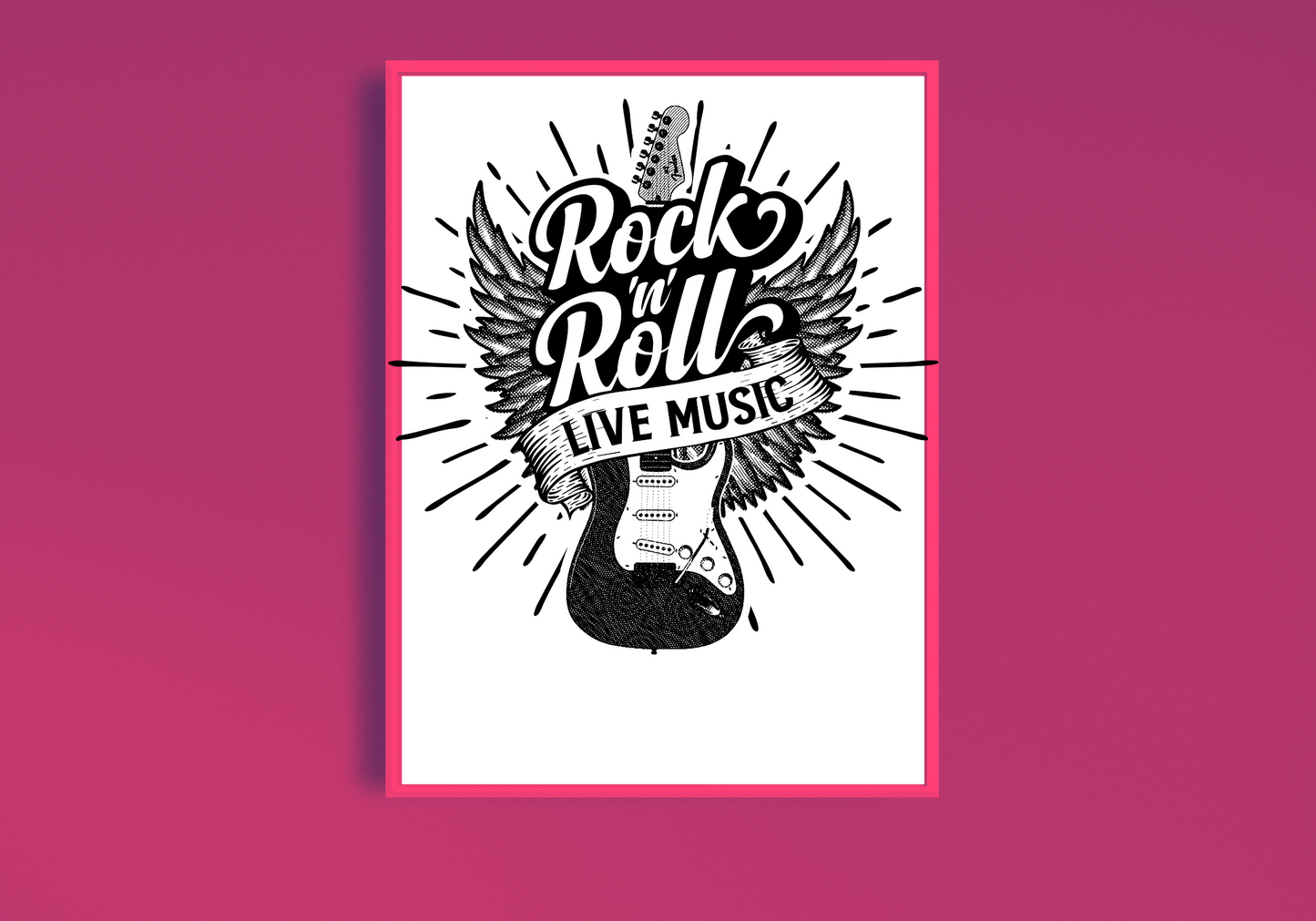 Rock & Roll Art Print