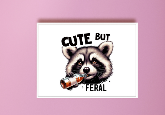 Cute But Feral Art Print