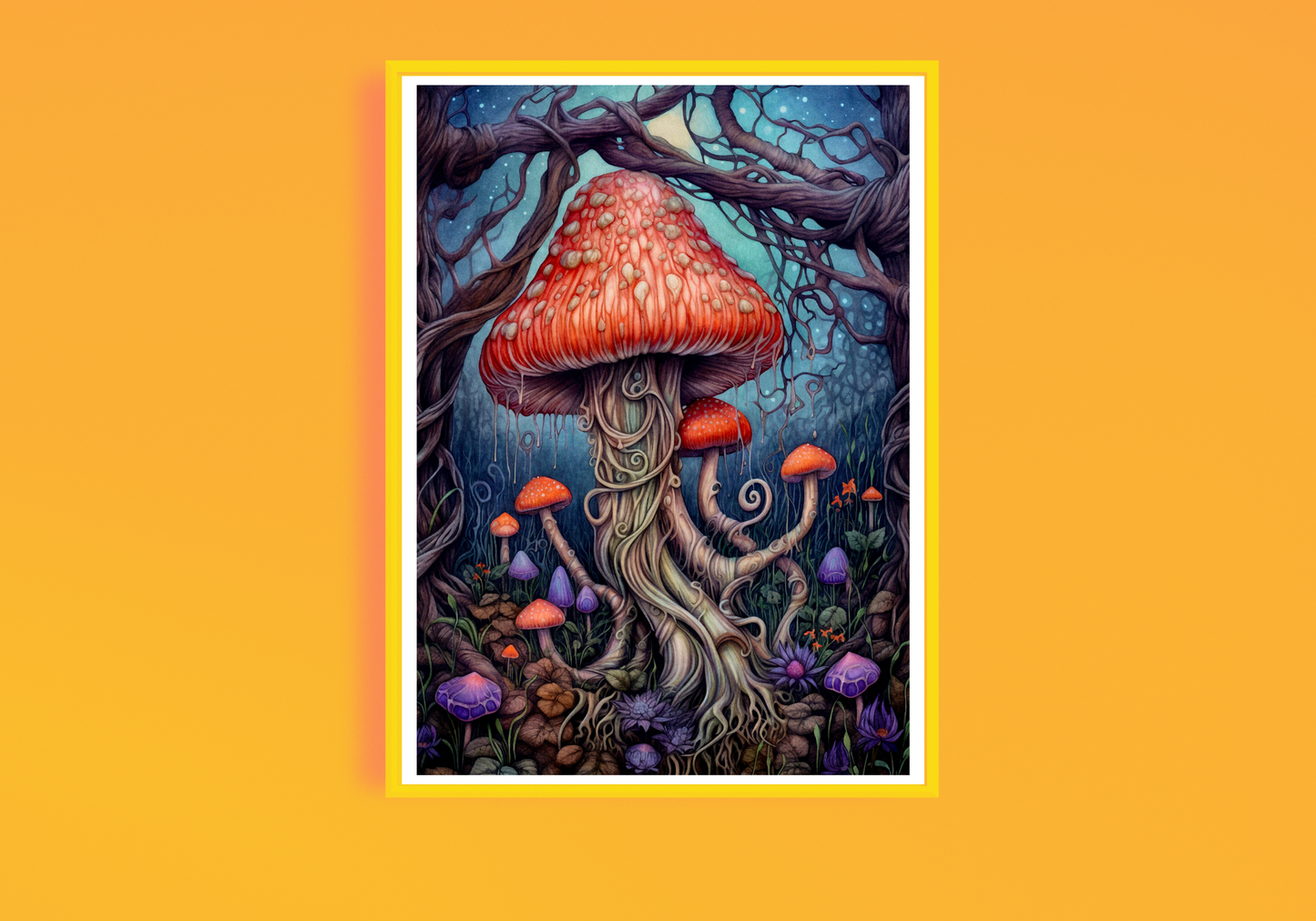 Toadstool Art Print