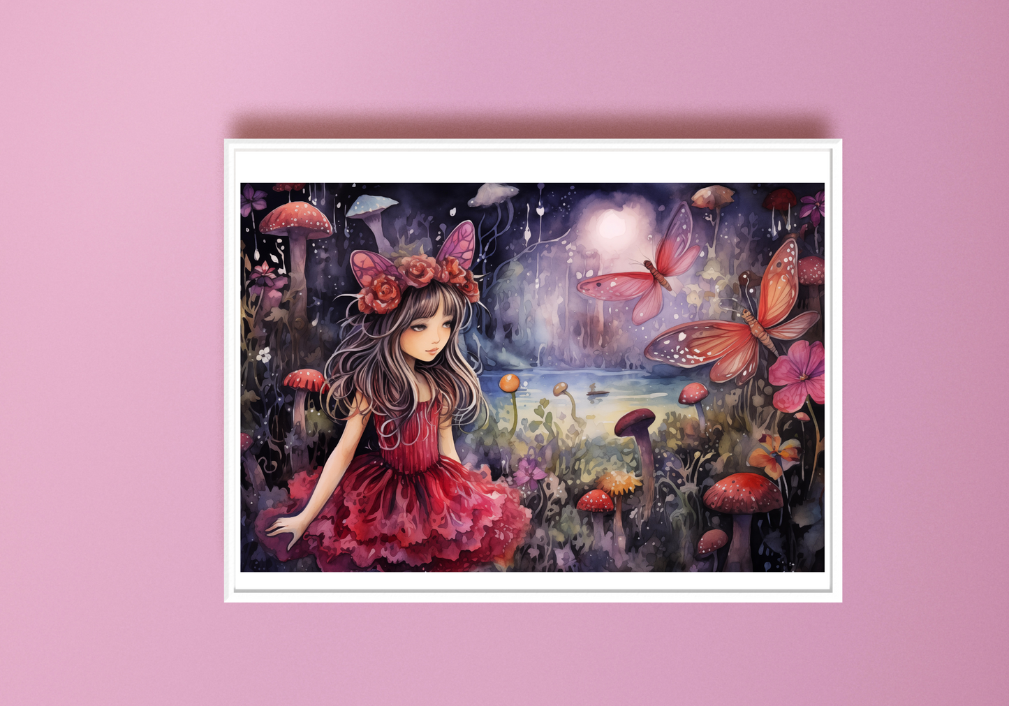 Whimsical Butterfly Art Print