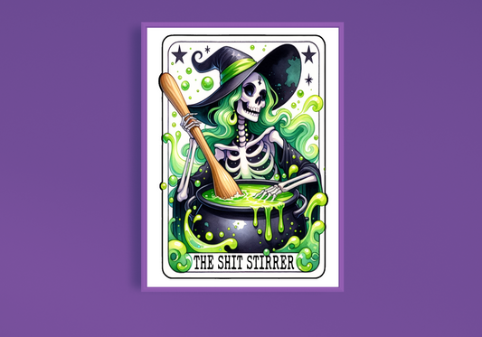 The Shit Stirrer Art Print