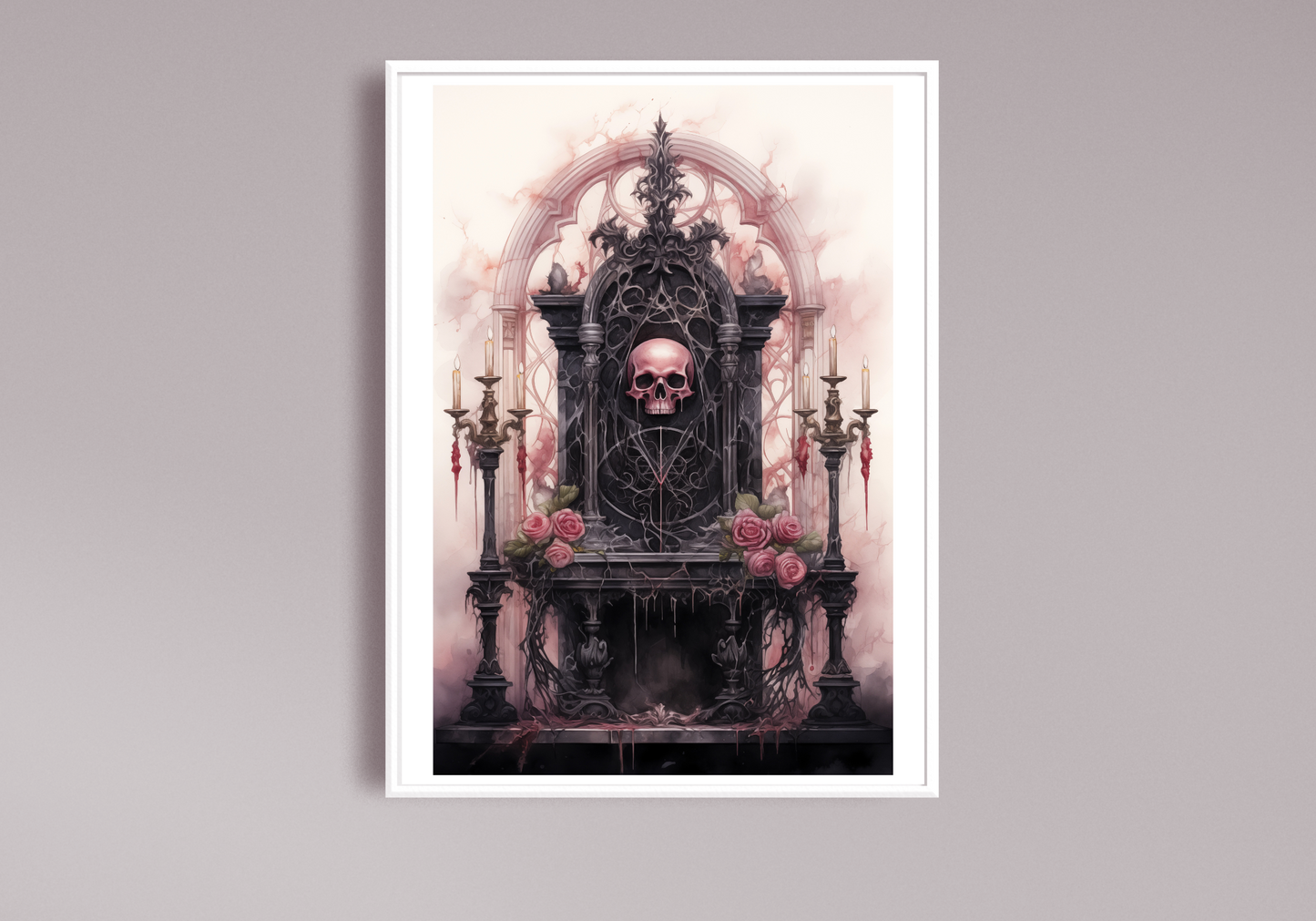 Gothic Rose Alter Art Print