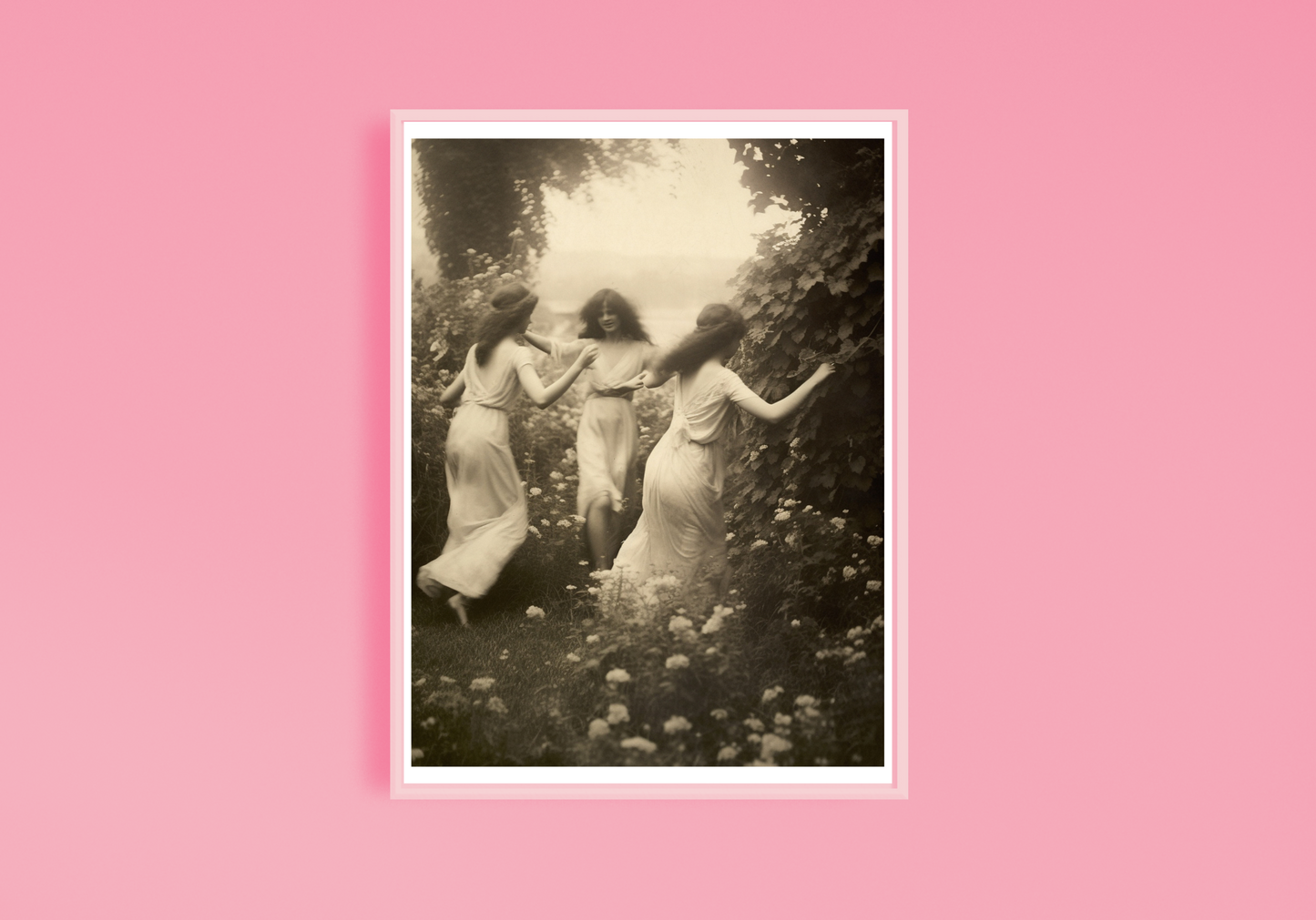 Whimsical Women A Art Print