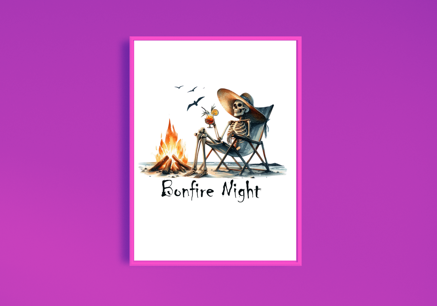 Bonfire Night Art Print