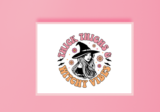 Thick Thighs Witchy Vibes Art Print