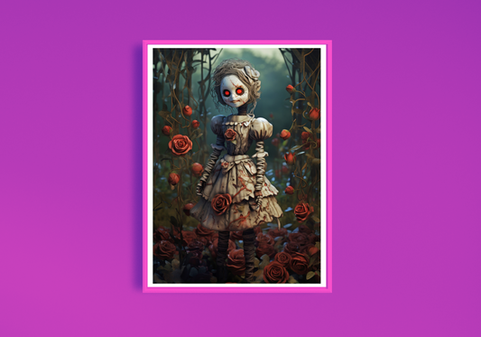 Possessed Doll B Art Print