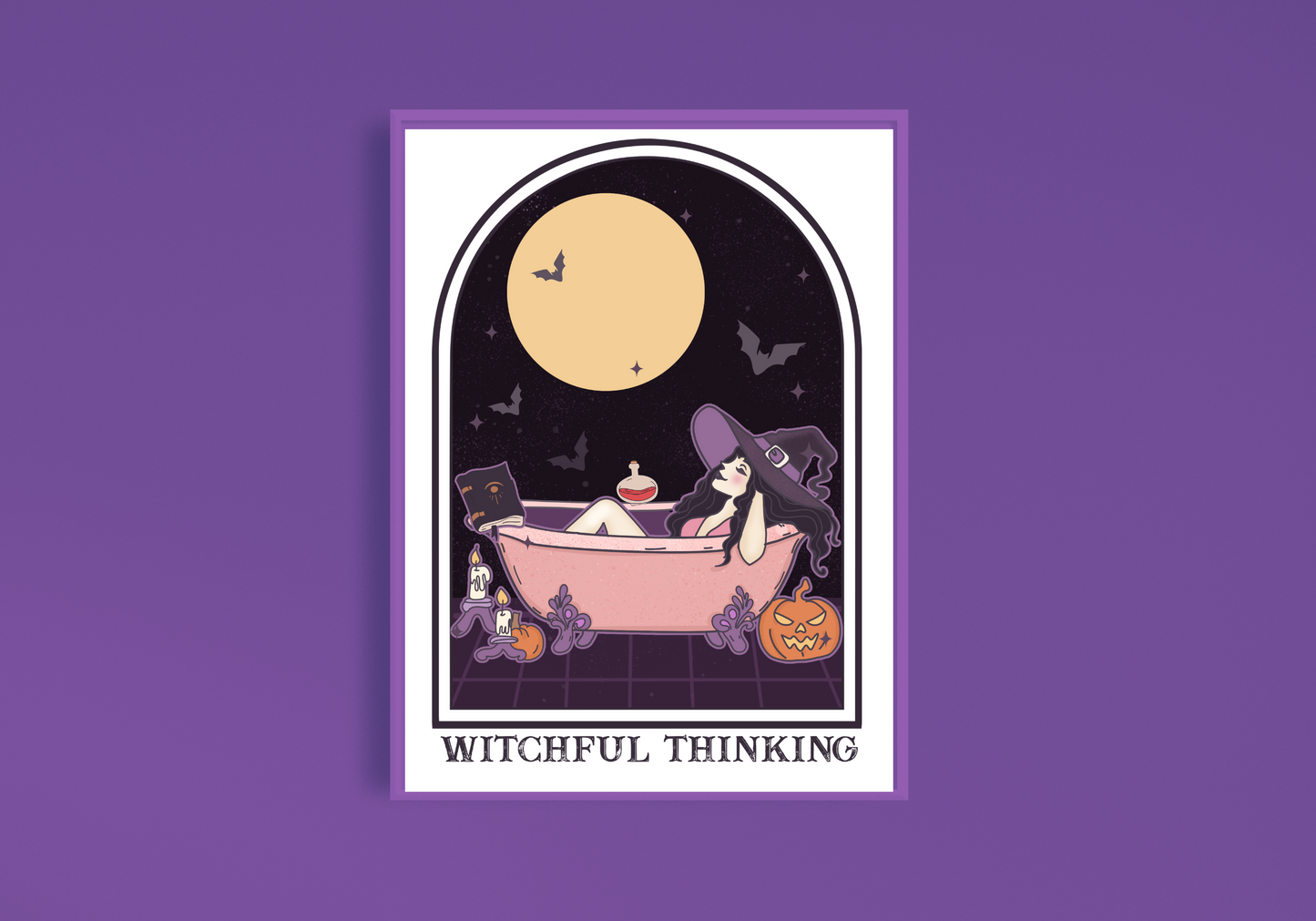 Witchful Thinking Art Print