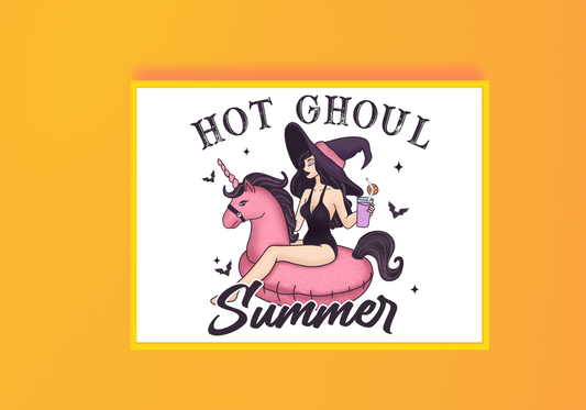 Hot Ghoul Summer Art Print