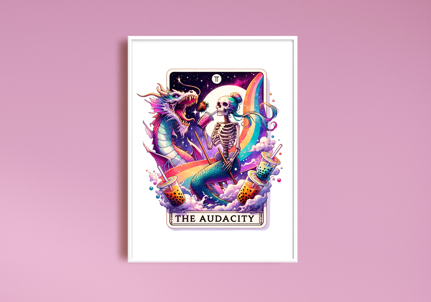 The Audacity Tarot Card Art Print