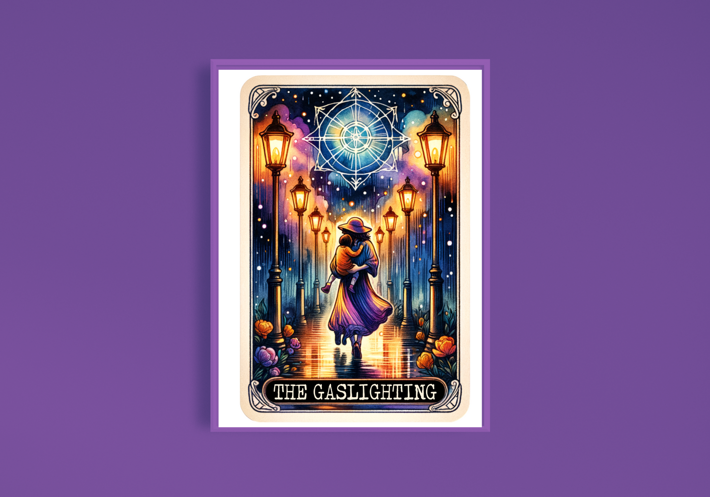 The Gaslightning Tarot Card Art Print