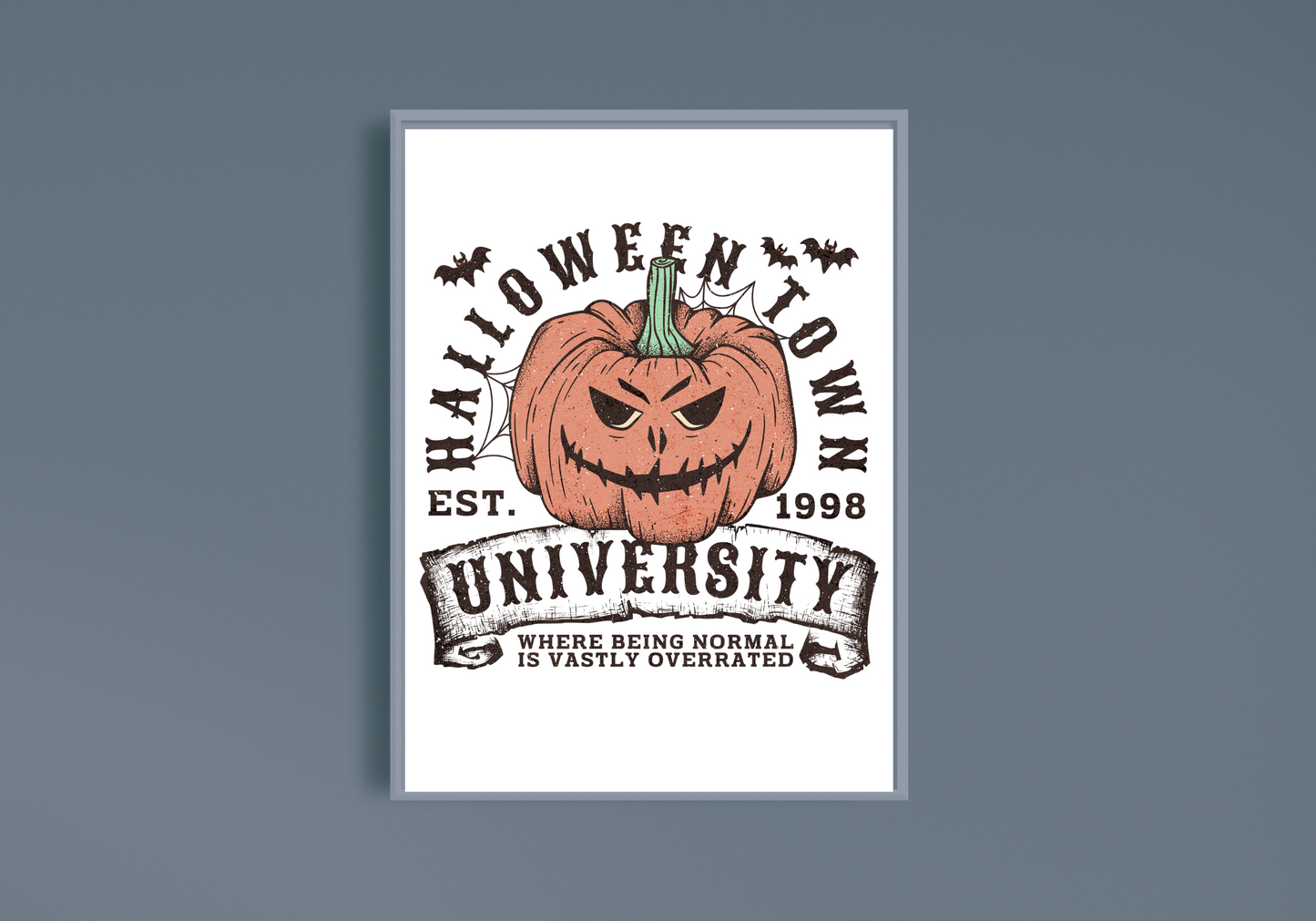 Halloween Town University Art Print