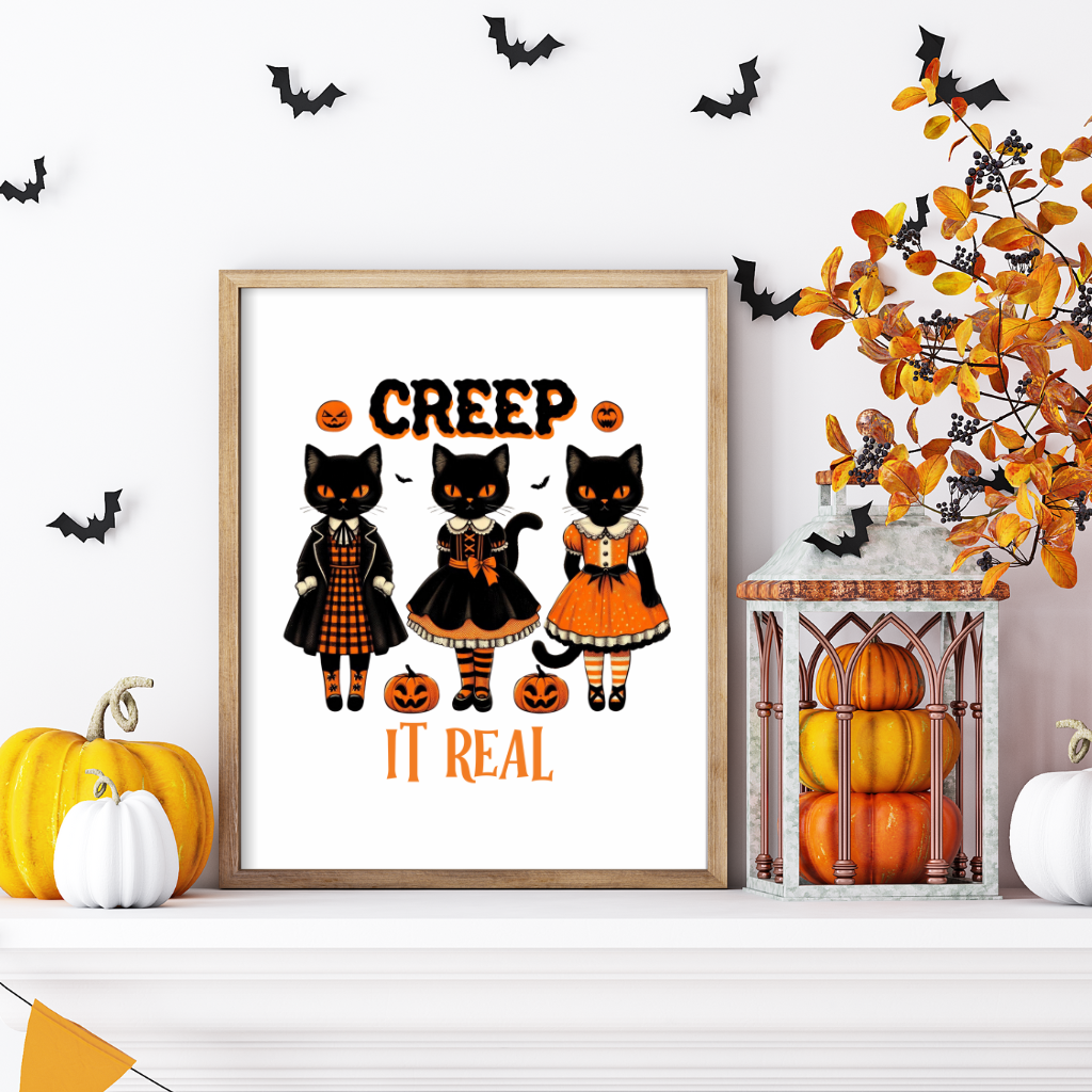 Creep It Real Art Print