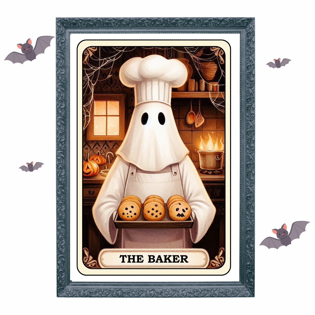 The Baker Tarot Card Art Print