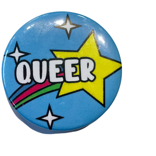 QUEER Button Pin Badge