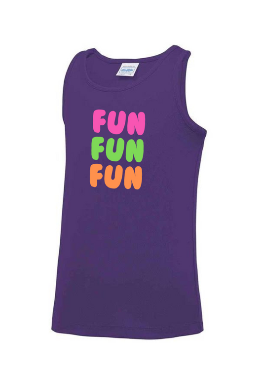 FUN FUN FUN JJJ Kids Purple Vest