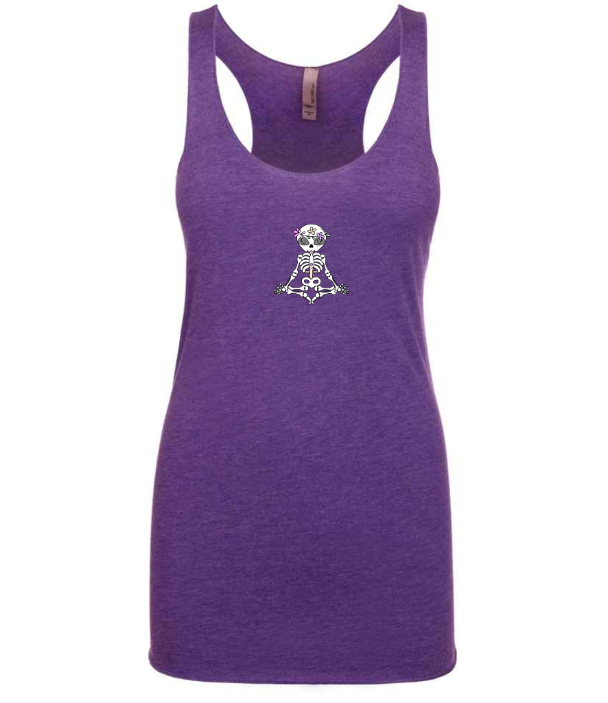 Purple Meditation Skeleton Vest