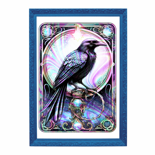 The Raven Tarot Card Art Print