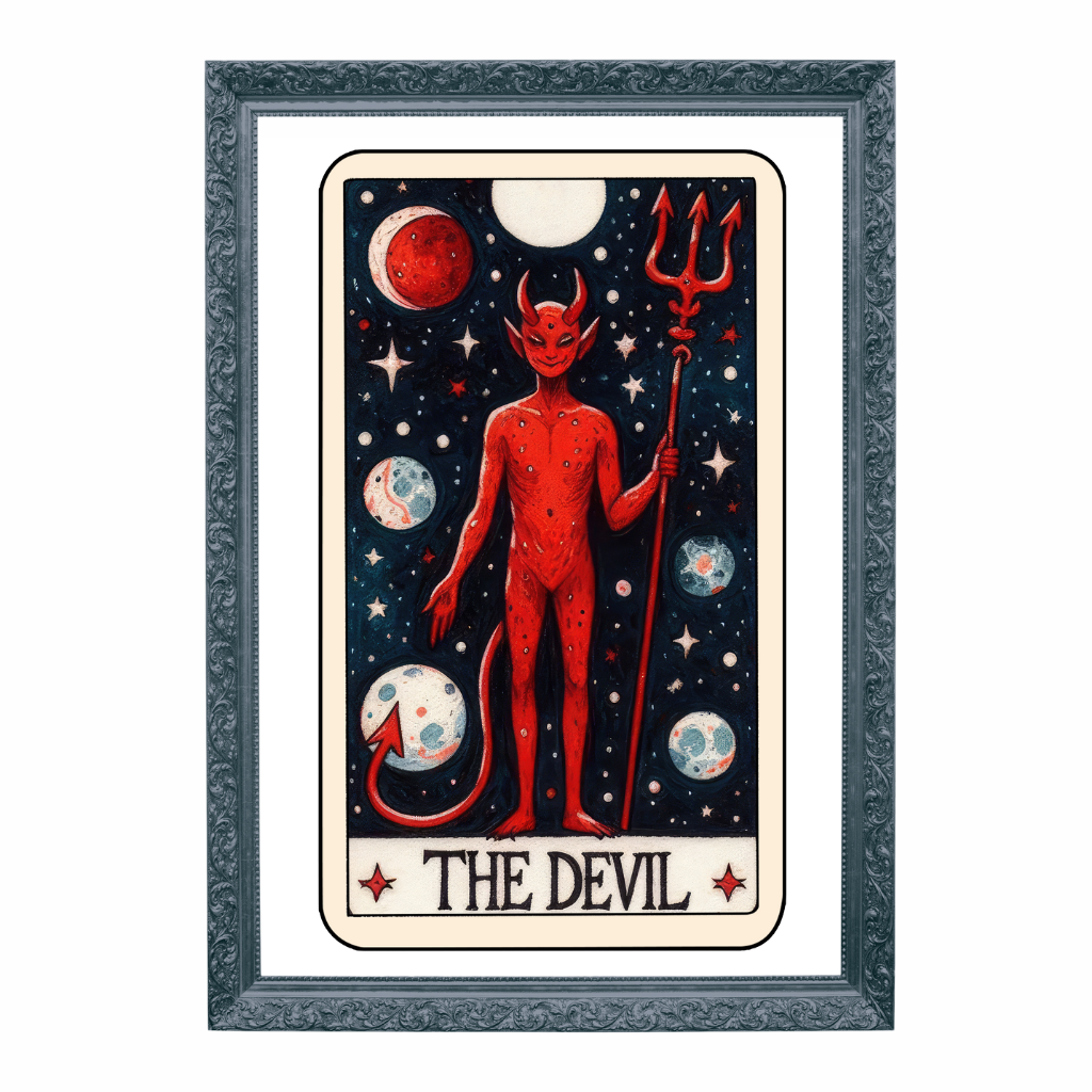 The Devil Tarot Card Art Print