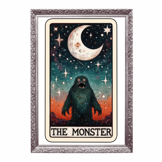 The Monster Tarot Card Art Print