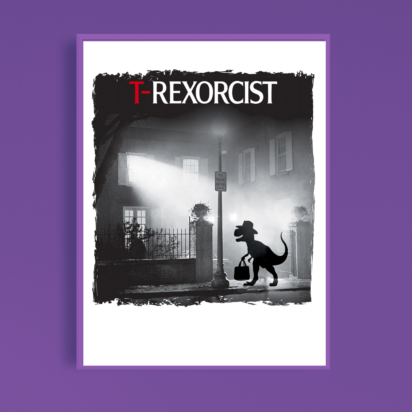 T-Rexorcist Art Print