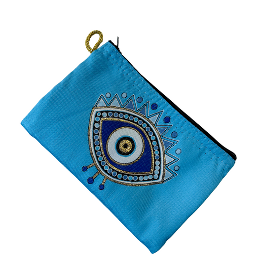 Turquoise Eye Purse Pouch