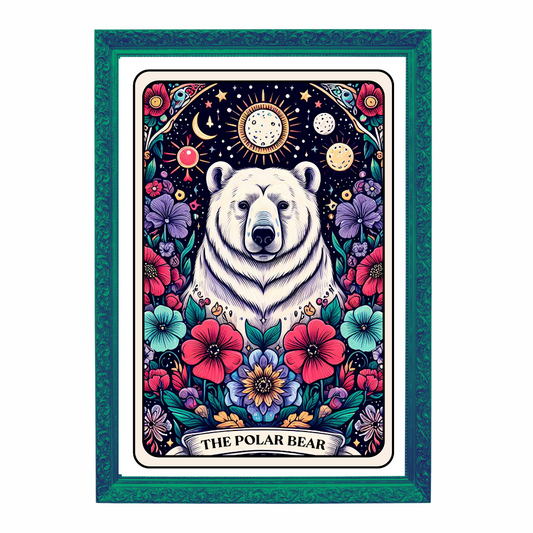 The Polar Bear Tarot Card Art Print