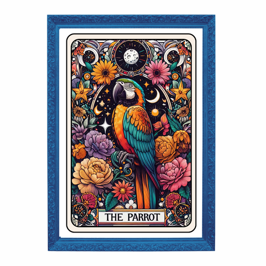 The Parrot Tarot Card Art Print