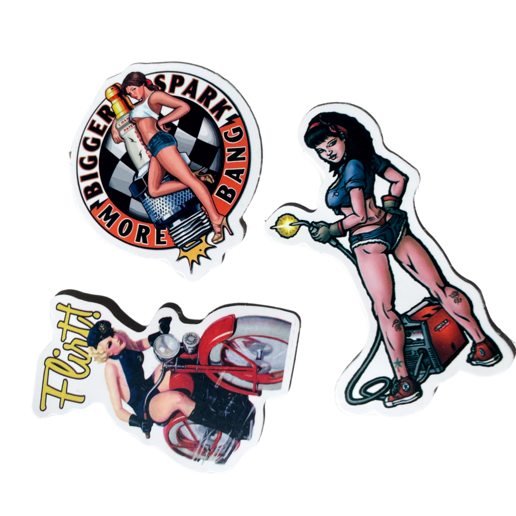 Pin-Up Sticker Set 058