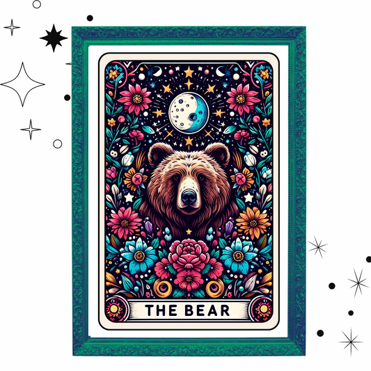 The Bear Tarot Card Art Print