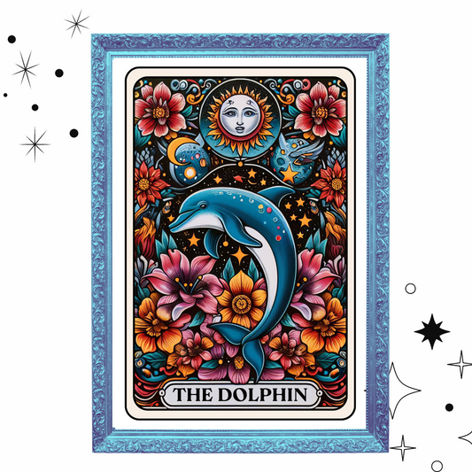 The Dolphin Tarot Card Art Print