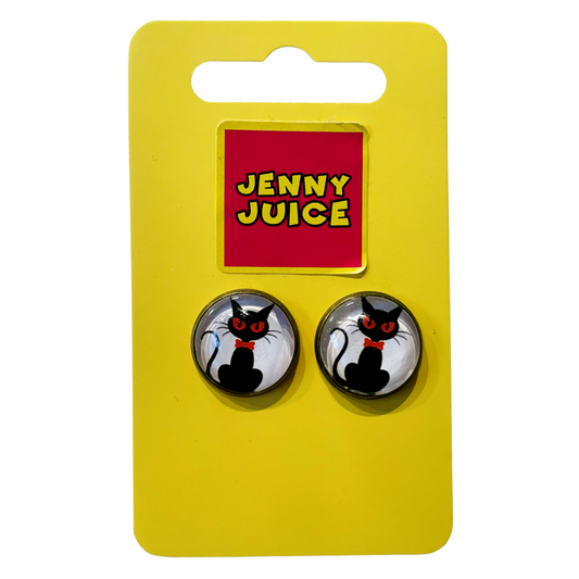 Cat Clip on Earrings