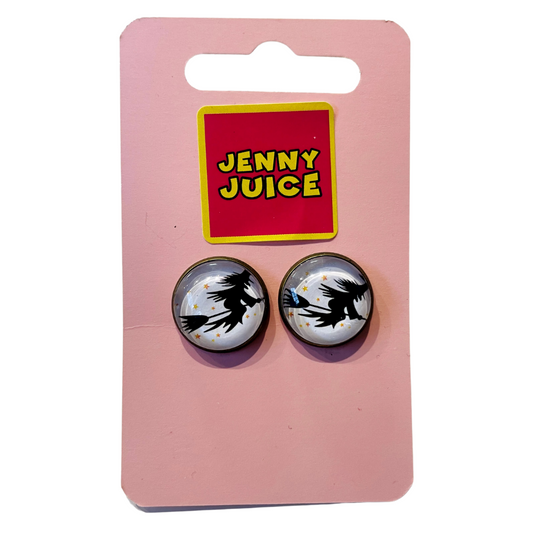 Witch Clip on Earrings