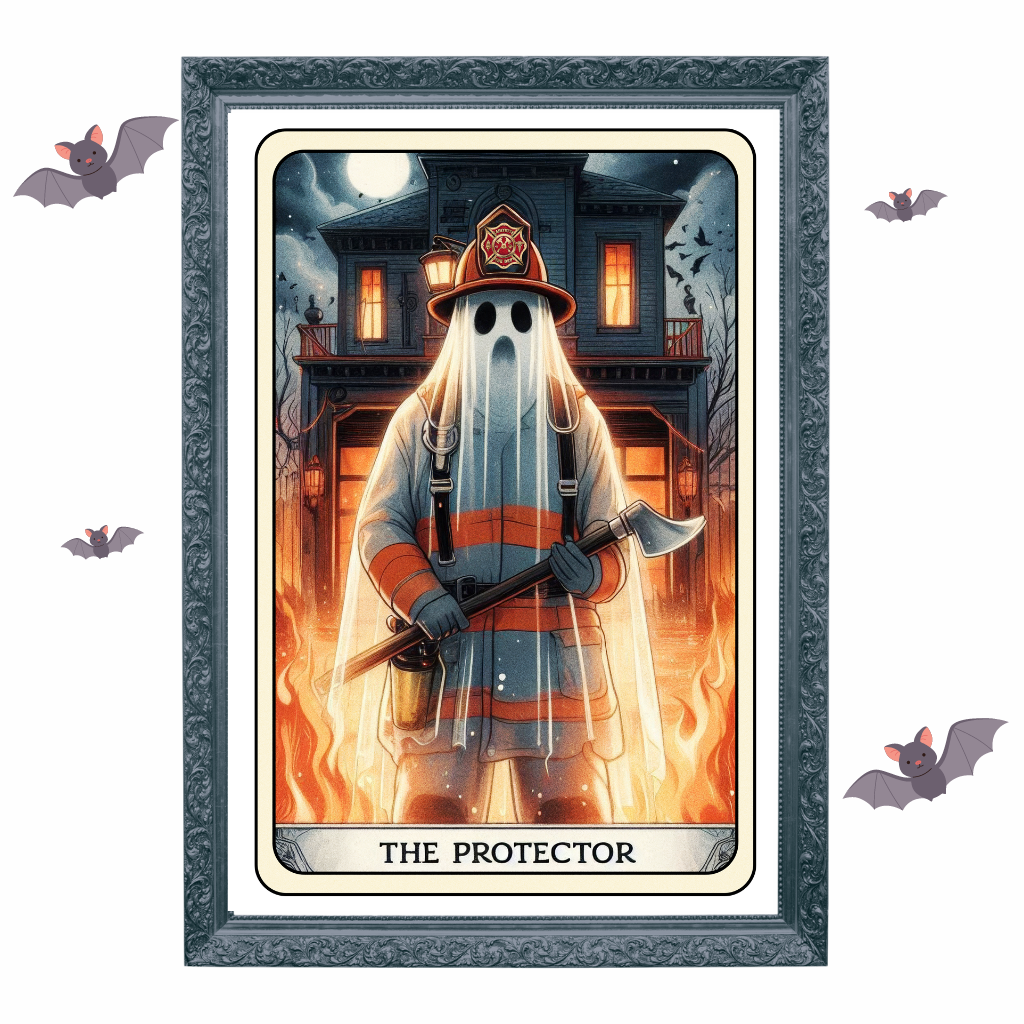 The Protector Tarot Card Art Print