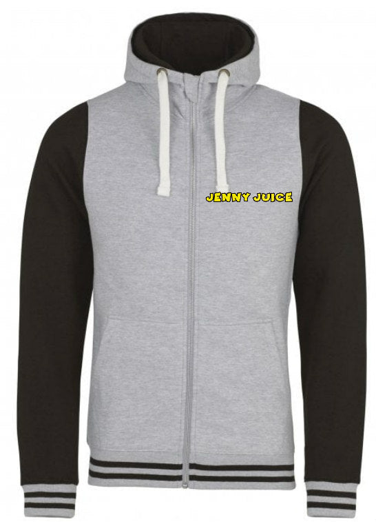 Jenny Juice Black & Grey Hoodie