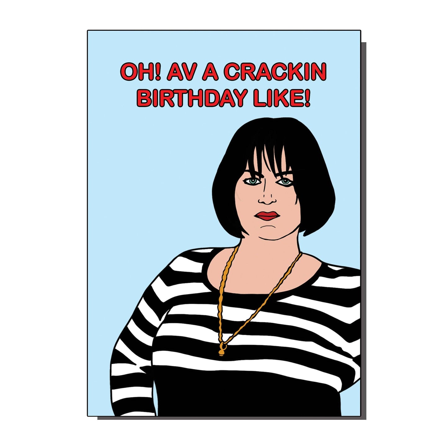 Nessa Crackin' Birthday Card