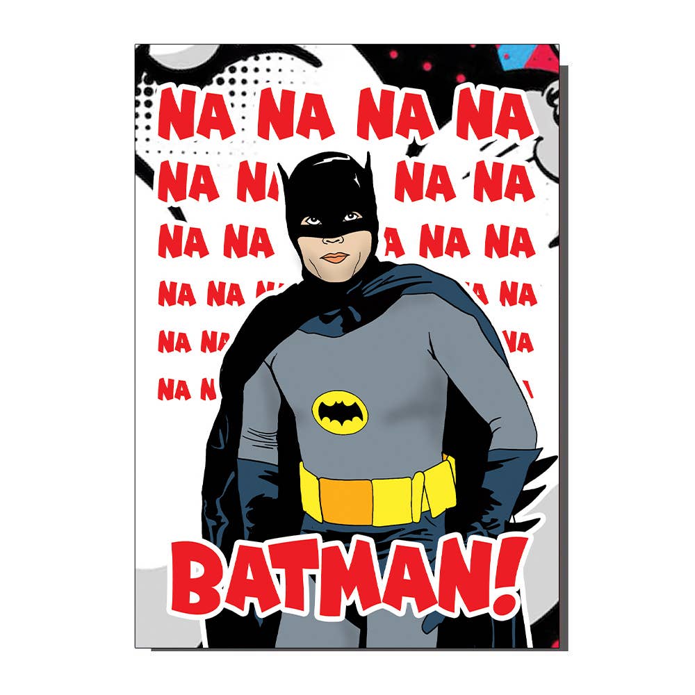 Na Na Na Na Batman Greetings Card 