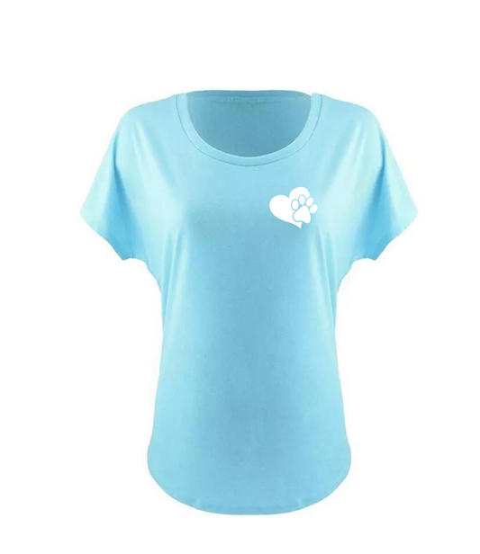 Paw Heart Loose Fit Tee