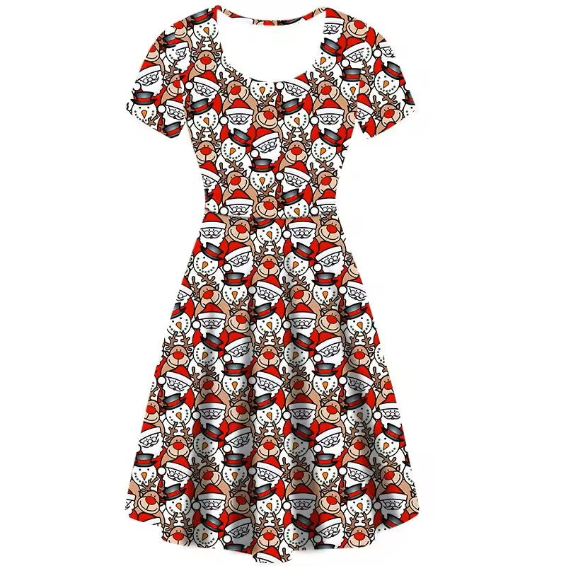 Jolly Christmas Skater Dress