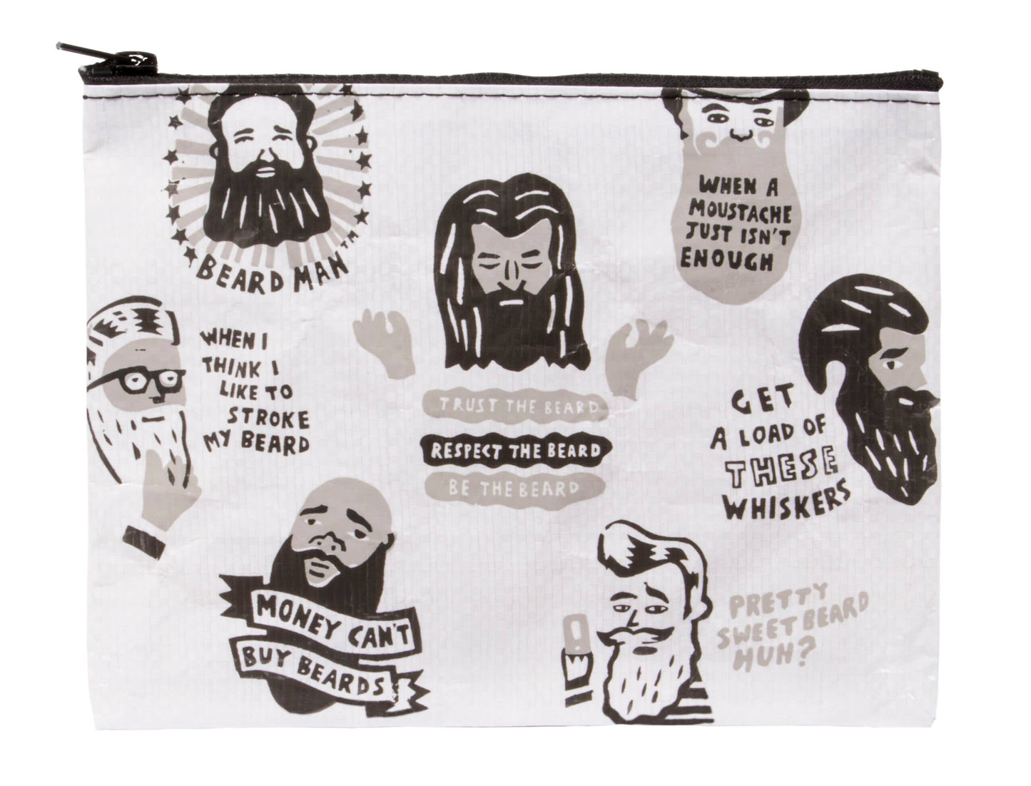 Beards Zipped Pouch