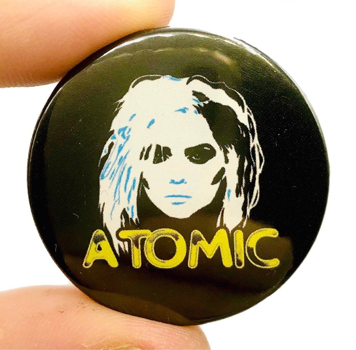 Blondie Atomic Punk Button Pin Badge