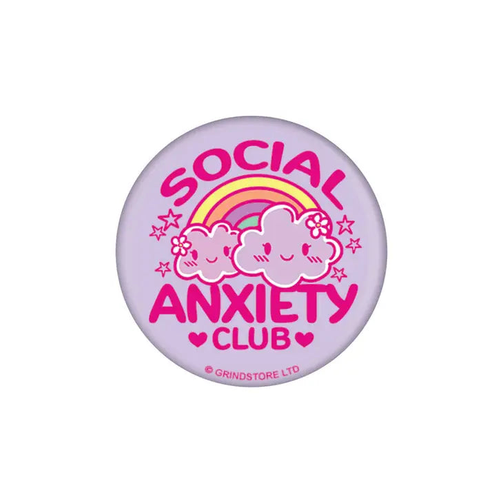 Social Anxiety Club Badge