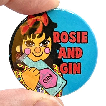 Rosie & Gin Badge