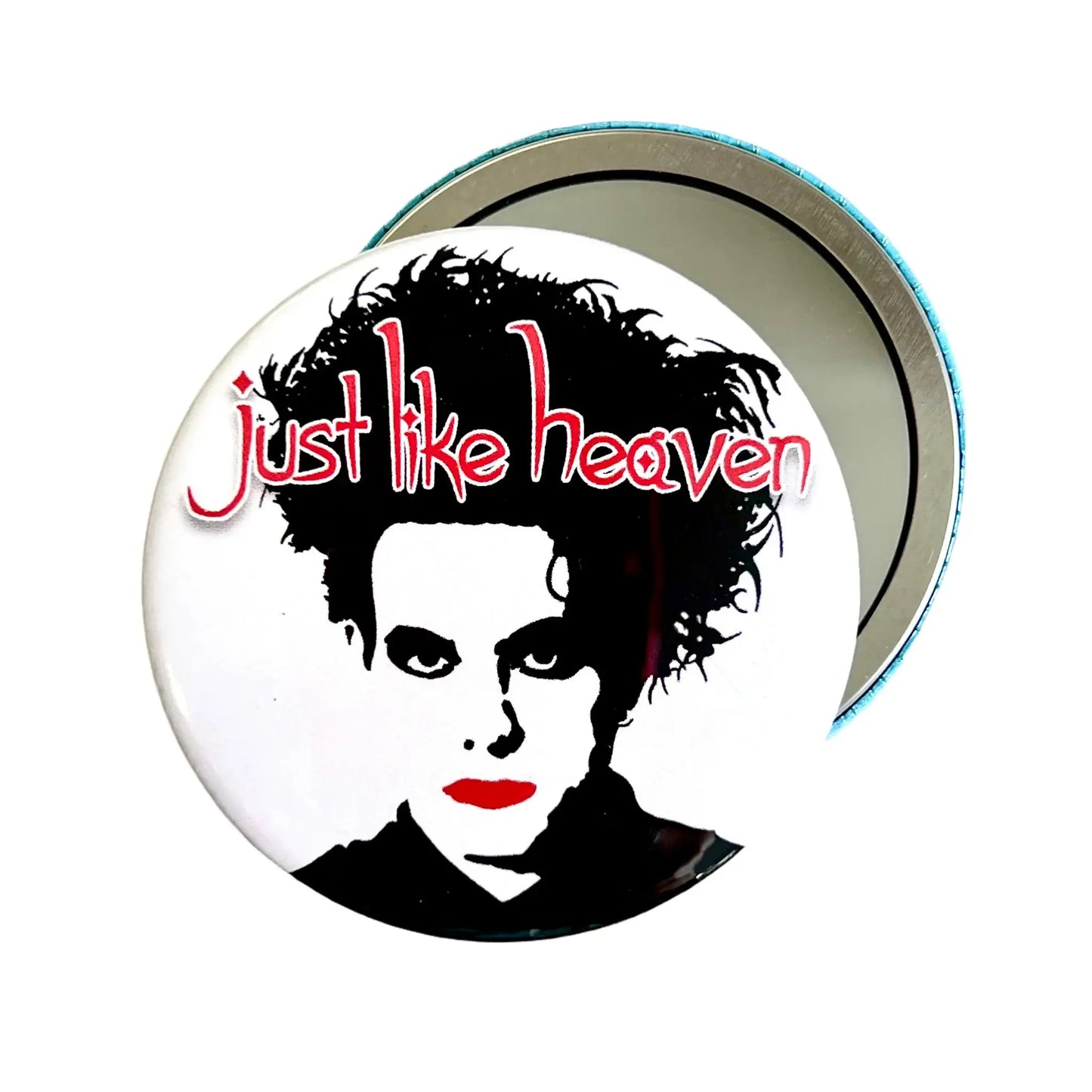 The Cure Just Like Heaven 1980s Goth Inspired Pocket Mirror