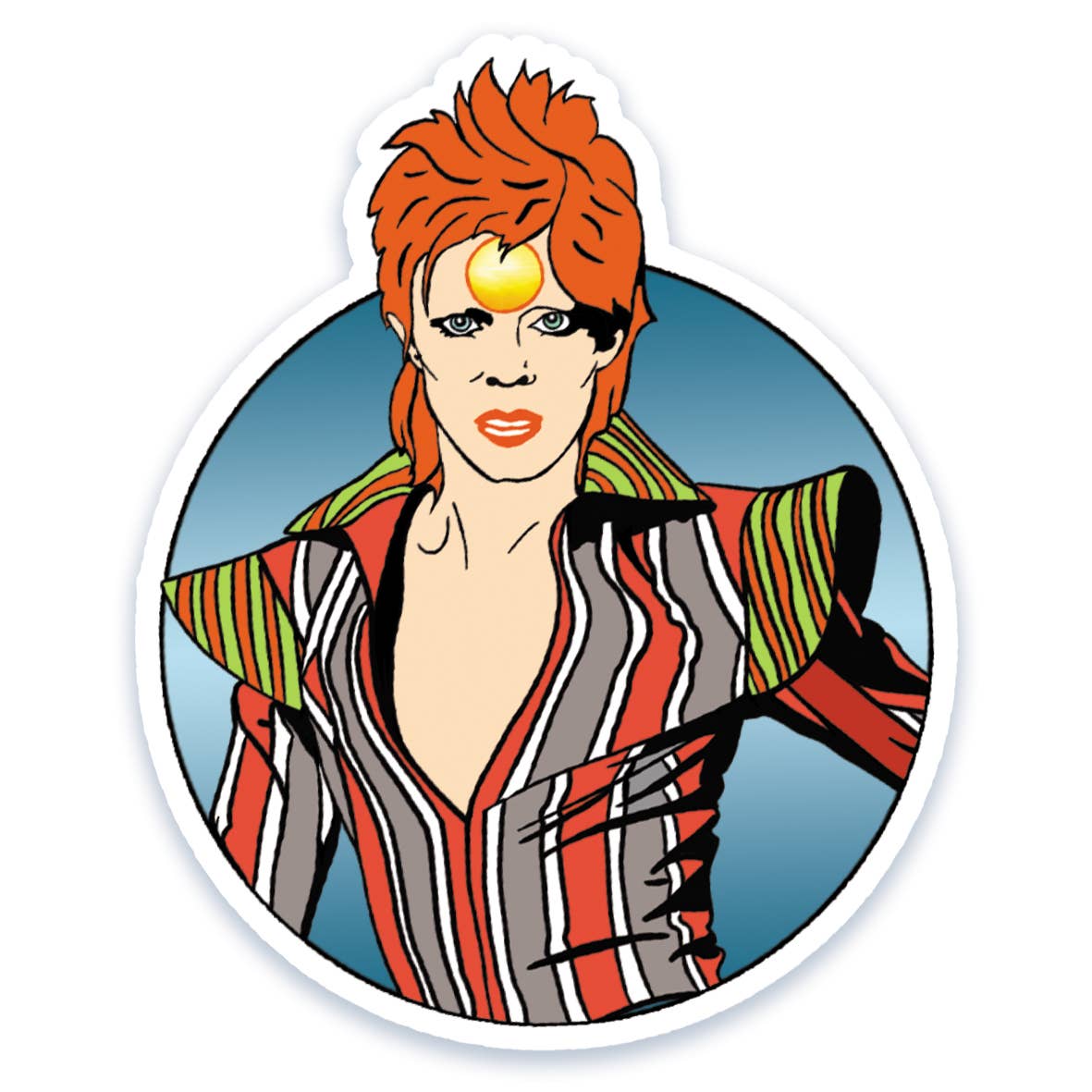 Bowie Inspired Vinyl Sticker