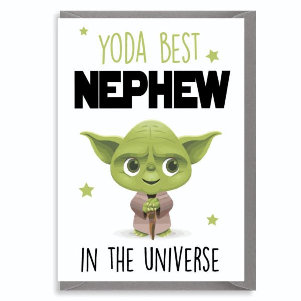 Yoda Best Nephew.. Greetings Card