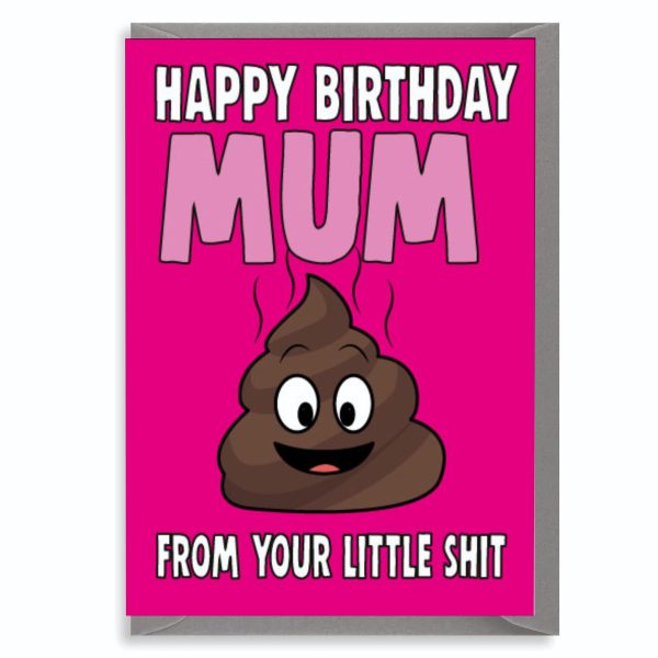 Rude Happy Birthday Mum...Greetings Card